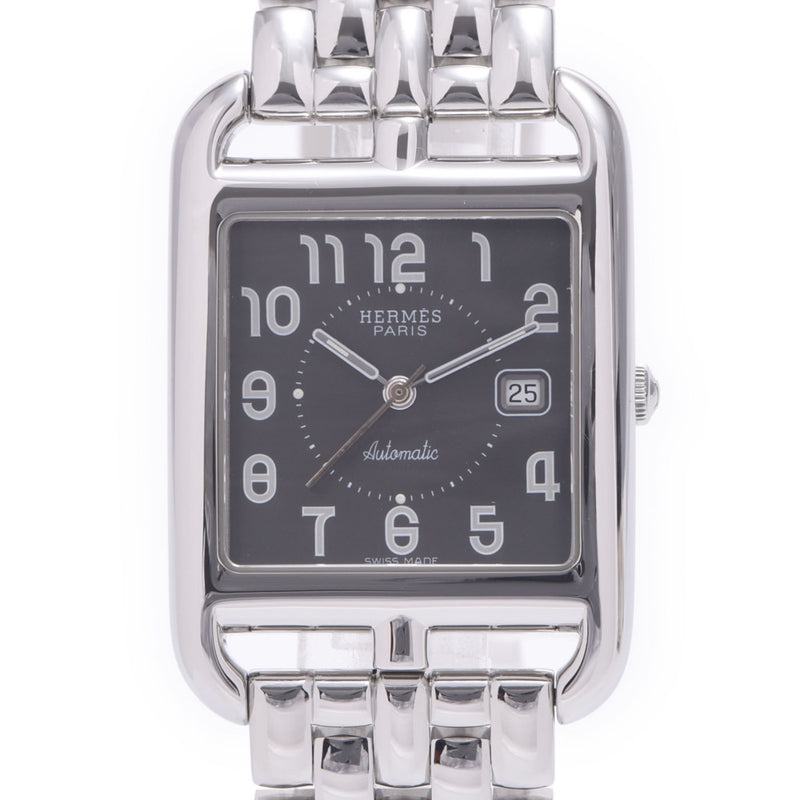 HERMES エルメス ケープコッド CC1.710 ボーイズ SS 腕時計 自動巻き グレー文字盤 Aランク 中古 銀蔵