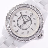 CHANEL Chanel J12 33mm Besel / 12P Diametic H3110 Women White Ceramic / SS Watch Quartz White Flat Figure A Rank Used Sinkjo