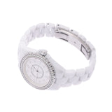 Chanel Chanel J12 33mm Fabel / 12P径向H3110女性白色陶瓷/ SS手表石英白色公寓图一排等级使用水池