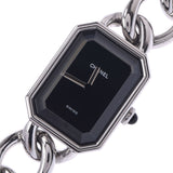 Chanel Chanel Premiere Size M H0452 Women's SS Watch Quartz Black Table A-Rank Used Sinkjo