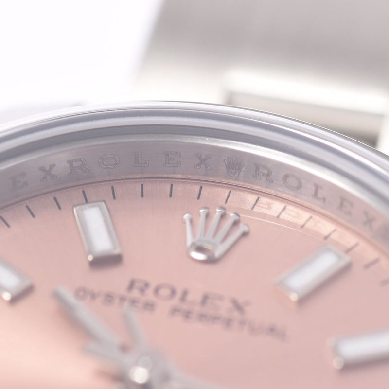 ROLEX ロレックス パーペチュアル ルーレット刻印 176200 レディース SS 腕時計 自動巻き ピンク/369文字盤 Aランク 中古 銀蔵