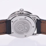 Hermes Hermes Also Bezel Diamond AR5.230 Women's SS / Leather Watch Quartz White Shell Diameter A-Rank Used Silgrin