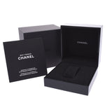 Chanel Chanel Boyfriend Bezel Diamond H4883女士SS /皮革手表石英黑桌A级使用SILGRIN