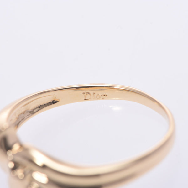 [Summer Selection 30,000 or less] Christian Dior Christian Dior Tulip Motif 11 Ladies K18YG Ring / Ring A-Rank Used Sinkjo