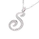 Other diamonds 0.90ct Unisex K18WG Necklace A rank used Silgrin