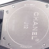 CHANEL シャネル J12 42mm 12Pダイヤ 二重ベゼルダイヤ H2014 メンズ 黒セラミック/SS 腕時計 自動巻き 黒文字盤 Aランク 中古 銀蔵