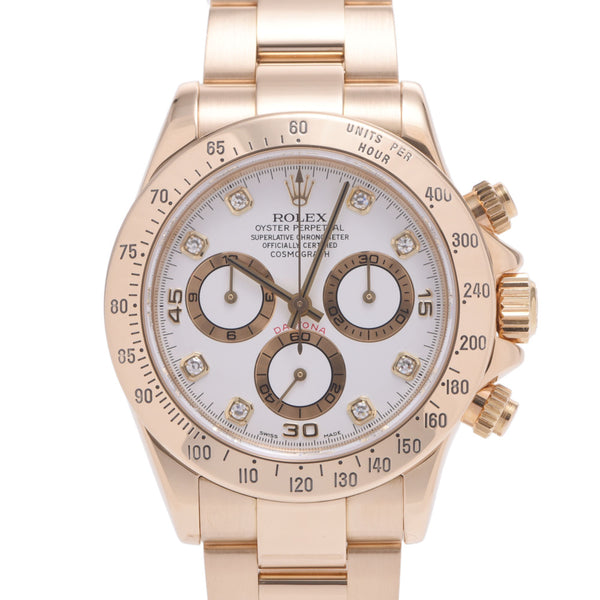 ROLEX Rolex Daytona 116528G Men's YG / SS Watch Automatic Wound White Figure A Rank Used Sink