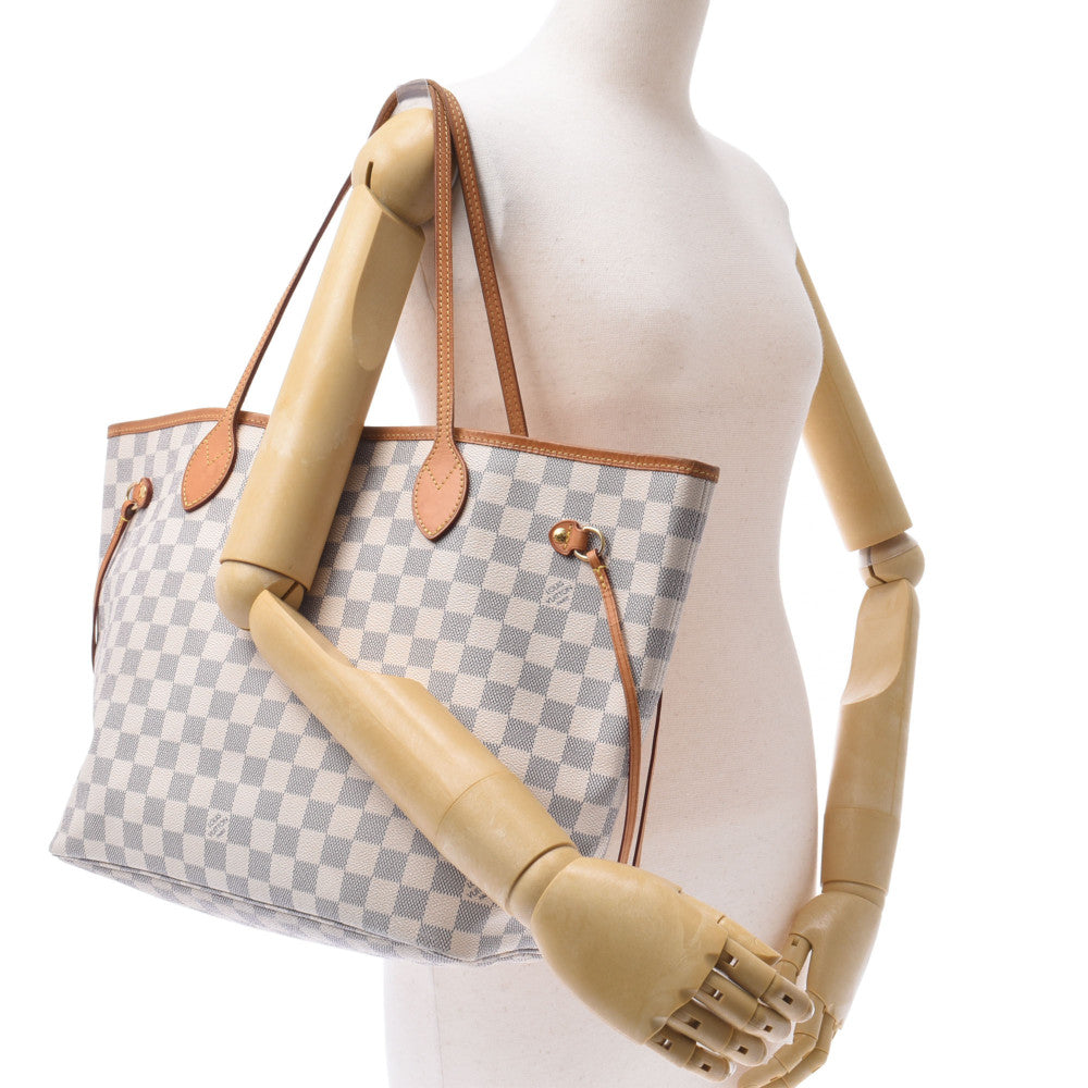 ルイヴィトンアズール ネヴァーフル MM 旧型 白 レディース ダミエアズールキャンバス トートバッグ N51107 LOUIS VUITTON 中古  – 銀蔵オンライン