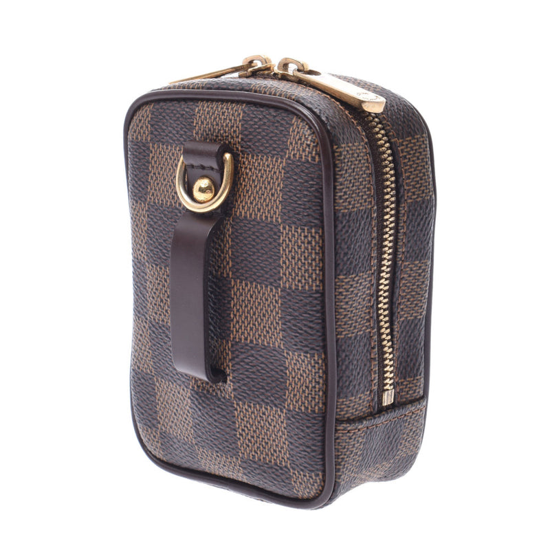 Louis Vuitton Louis Vuitton Damier Etui Okapi PM Brown N61738 Unisex Damie Campbus Pouch AB Rank Used Silgrin