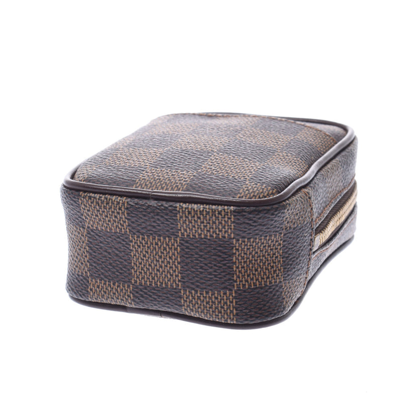 Louis Vuitton Louis Vuitton Damier Etui Okapi PM Brown N61738 Unisex Damie Campbus Pouch AB Rank Used Silgrin