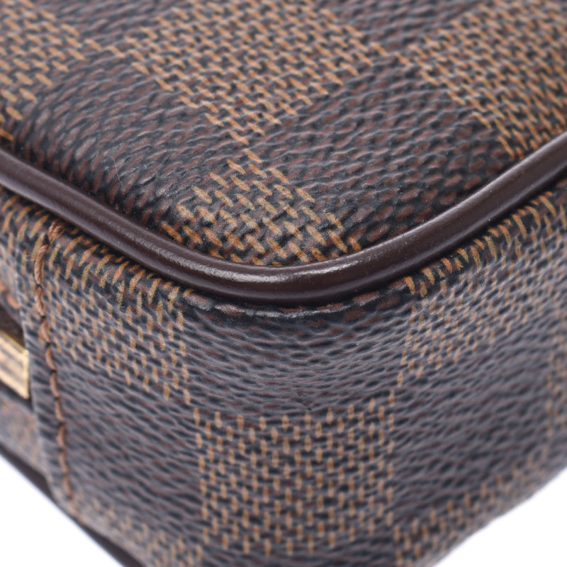 Louis Vuitton Louis Vuitton Damier Etui Okapi PM Brown N61738 Unisex Damie Campbus Pouch AB Rank Used Silgrin