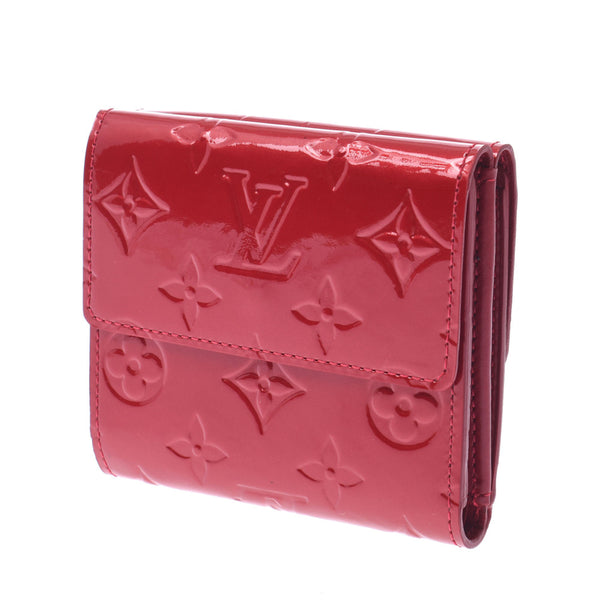 Louis Vuitton Louis Vuitton Verni Portfoy Eurizu Pomda Mour M93529 Women's Monogram Verni Two-folded wallet AB rank used Silgrin