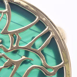 其他Maquin Bernard古代壁挂式图案MOTIF UNISEX 18kyg / Green Car Sedney Pendant Tope A级使用Silgrin