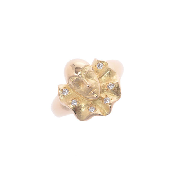 其他agostini piero主题钻石0.08ct 8.5女士K18 YG环/环A等级使用SILGRIN