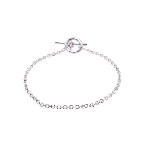 Hermes chain ladies K18 WG Bracelet
