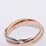Cartier Cartier Trinity Ring Three Color # 52 12.5 Women's K18 YG / WG / PG Ring / Ring A-Rank Used Silgrin