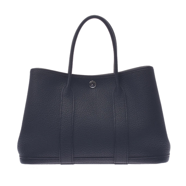 Hermes Hermes Garden Party 30 Black C Engraved (around 2018) Ladies Negonda Handbags A-rank used Silgrin