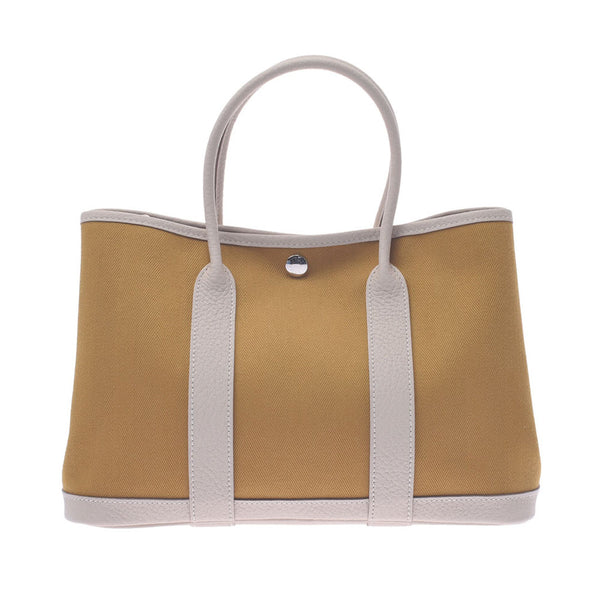 Hermes garden party TPM Cary / Claire Leather Tote Bag