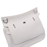 Hermes Hermes Jipusier 28 White Silver Bracket □ N Standing (around 2010) Ladies Triyo Clemance Shoulder Bag B Rank Used Silgrin