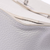 Hermes Hermes Jipusier 28 White Silver Bracket □ N Standing (around 2010) Ladies Triyo Clemance Shoulder Bag B Rank Used Silgrin