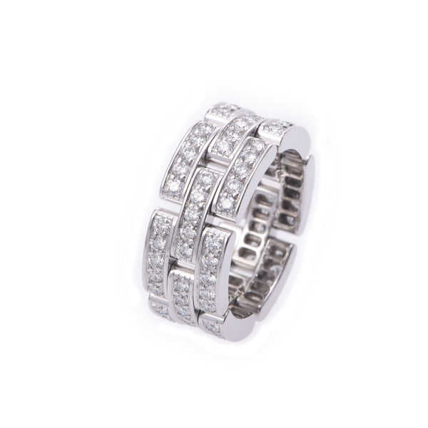 Cartier Cartier Panther All Diamond # 51 10.5 Women's K18WG Ring / Ring A-Rank Used Sinkjo