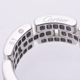 CARTIER カルティエ パンテール オールダイヤ #51 10.5号 レディース K18WG リング・指輪 Aランク 中古 銀蔵