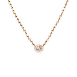 Cartier Cartier Perld Diaman Women's K18YG / Diamond Necklace A-ranked Silgrin