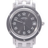 Hermes Hermes Clipper CL4.210 Women's SS Watch Quartz Gray Table A-Rank Used Sinkjo