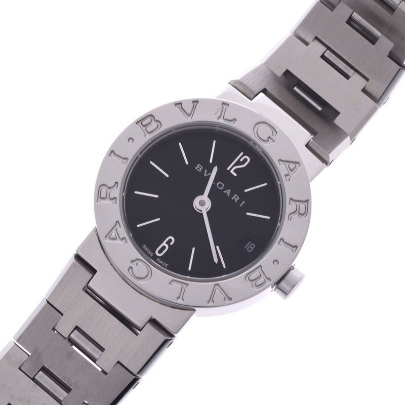 BVLGARI Bvlgari Bvlgari Bvlgari Bvlgari 23 BB23SS ladies SS watch Quartz Black Dial A Rank used silver stock