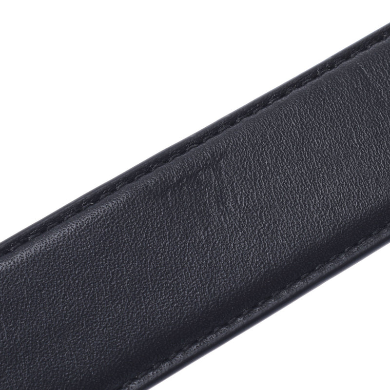 COACH Coach Signature Reversible Outlet Gray / Black Silver Bracket F64825 Men's PVC / Leather Belt Unused Silgrin