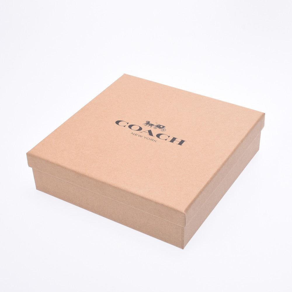 コーチギフトBOX付 リバーシブル アウトレット 茶/黒 シルバー金具