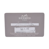 【Summer Selection Clock】 Hermes Hermes Medol Women's GP / Leather Watch Quartz White Flights AB Rank Used Silgrin