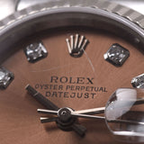 ROLEX ロレックス デイトジャスト 10Pダイヤ 79174G レディース WS/SS 腕時計 自動巻き ピンク文字盤 ABランク 中古 銀蔵