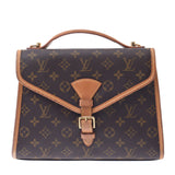 LOUIS VUITTON ルイヴィトン モノグラム ベルエア 2WAYバッグ ブラウン M51122 ユニセックス モノグラムキャンバス ハンドバッグ Bランク 中古 銀蔵