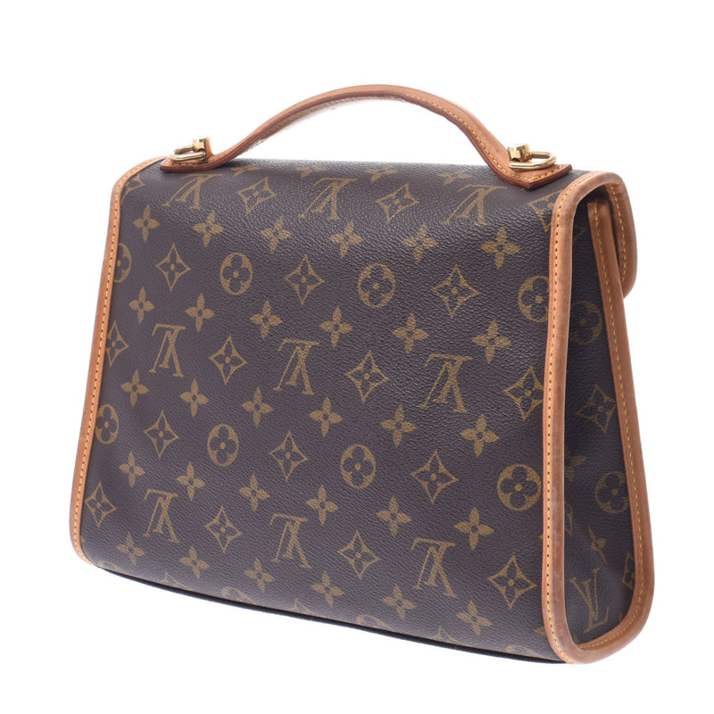 LOUIS VUITTON ルイヴィトン モノグラム ベルエア 2WAYバッグ ブラウン M51122 ユニセックス モノグラムキャンバス ハンドバッグ Bランク 中古 銀蔵