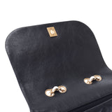 CHANEL Chanel Matrasse Chain Shoulder White / Black Gold Bracket Women's Curf Shoulder Bag A-Rank Used Silgrin