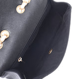 CHANEL Chanel Matrasse Chain Shoulder White / Black Gold Bracket Women's Curf Shoulder Bag A-Rank Used Silgrin