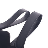 Hermes Hermes Picon Tgm黑色银色支架□H-ingraved（2004年左右）男女皆宜的毛线灰/皮革手提包B排名使用水池