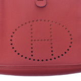 Hermes Hermes Evelin GM Red Silver Bracket□I刻（2005年左右）UniSEX Triyo钢密肩肩包B排名使用水池