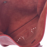 Hermes Hermes Evelin GM Red Silver Bracket□I刻（2005年左右）UniSEX Triyo钢密肩肩包B排名使用水池