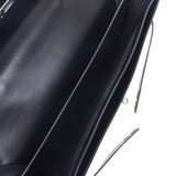 HERMES エルメス ケリー デペッシュ 38 ブリーフケース 黒 シルバー金具 □F刻印(2002年頃) メンズ BOXカーフ ビジネスバッグ Aランク 中古 銀蔵