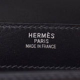 Hermes Hermes Kelly De Peche 38 Briefcase Black Silver Fittings □ F Immediate (around 2002) Men's Box Curf Business Bag A-Rank Used Silgrin