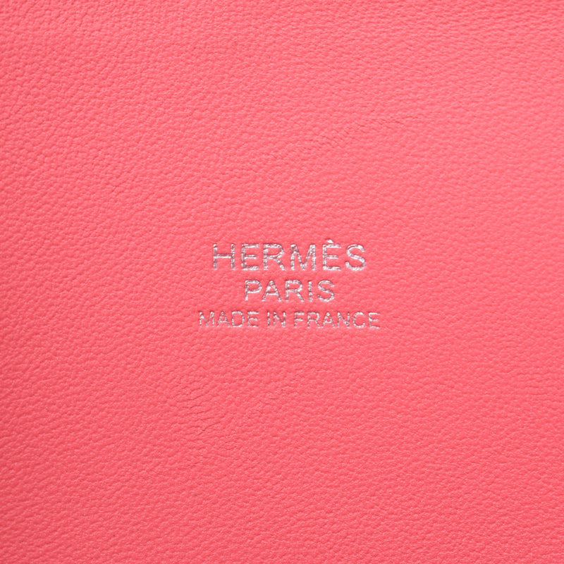 Hermes Hermes Bolid 27 2way Bag Rose Azare Sizare Silver Tracket T雕刻（2015年左右）女式沃珀森手提包新的Sanko