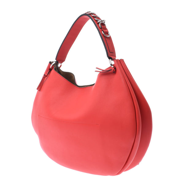 Loewe Loeve Fortune Hobbeau Bag Red女士的Curf 3way 3way Bag A-Rank使用Silgrin