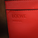 LOEWE ロエベ フォーチュン ホーボーバッグ 赤 レディース カーフ 3WAYバッグ Aランク 中古 銀蔵