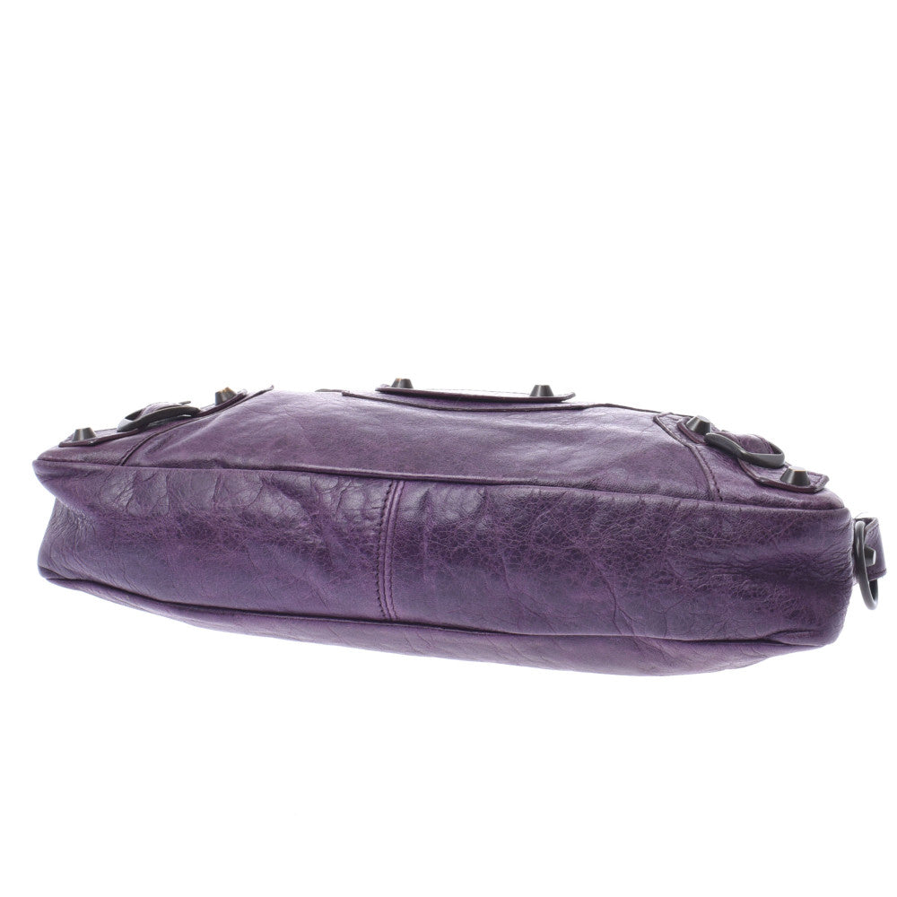 バレンシアガザ・ファースト 2WAYバッグ パープル レディース カーフ
