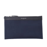 Balenciaga Valenciaga Neibeka Bus S Navy / Black 339933 Women's Canvas / Leather Handbag A-Rank Used Sinkjo