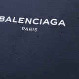 Balenciaga Valenciaga Neibeka Bus S Navy / Black 339933 Women's Canvas / Leather Handbag A-Rank Used Sinkjo