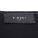 Balenciaga Valenciaga Neibeka Bus海军/黑色339933女式帆布/皮革手提包A-Rank使用水池