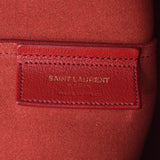 Saint Laurent Sun Laurent Red Women's Curf Tote Bag AB Rank Used Sinkjo